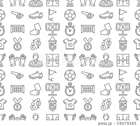 Soccer Football Seamless Pattern Soccer Football Seamless Pattern 59079385