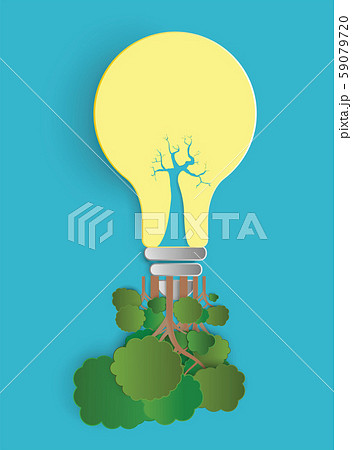 barren tree is die inside light bulb with a forest barren tree is die inside light bulb with a forest 59079720