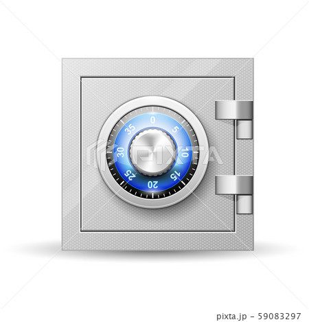 Safe with combination lock - vault strongbox, lock 59083297