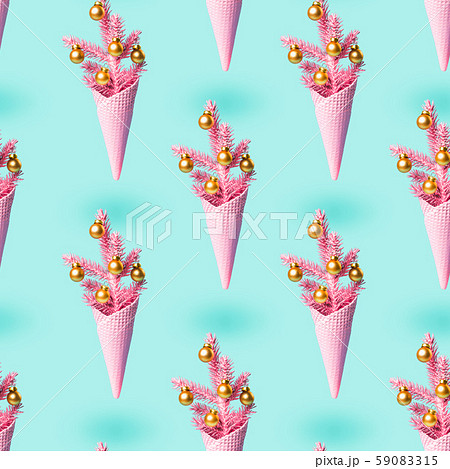 Christmas seamless texture with Soaring Painted 59083315