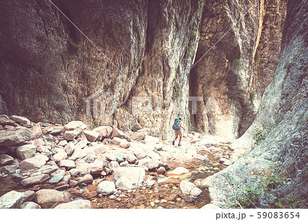 Hike in canyon 59083654