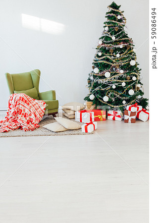 Christmas decoration Christmas tree new year presents holiday interior Christmas decoration Christmas tree new year presents holiday interior 59086494