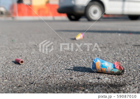 Old firecrackers exploded Old firecrackers exploded 59087010