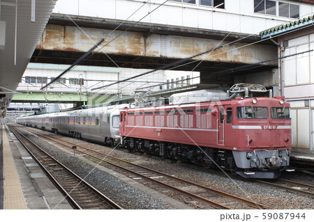 回送中のカシオペア車両(盛岡駅) 回送中のカシオペア車両(盛岡駅) 59087944