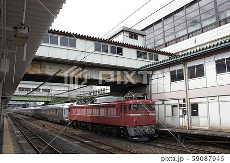 回送中のカシオペア車両（盛岡駅） 59087946