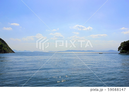 来島海峡大橋 遠景( 岡村島から ) 来島海峡大橋 遠景( 岡村島から ) 59088147