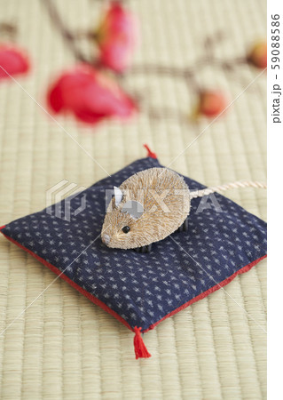 子年の年賀状素材 59088586