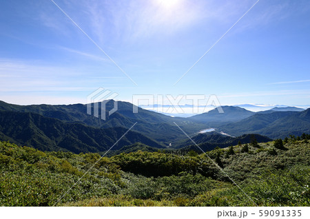 山並み 金山 天狗原山 山並み 金山 天狗原山 59091335