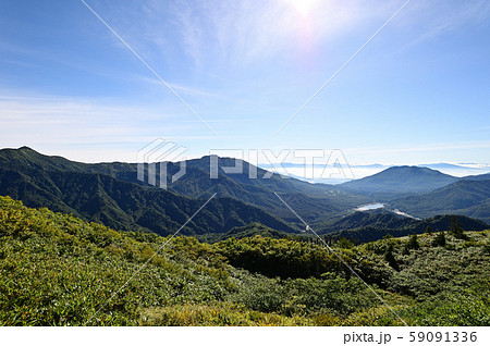 山並み 金山 天狗原山 山並み 金山 天狗原山 59091336