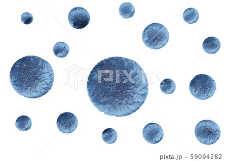 かぜウイルスのイラスト（コンピューターグラフィック／透過素材） 59094282