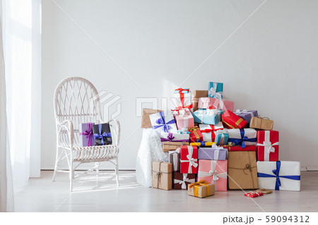 festive background with Christmas new year birthday gifts festive background with Christmas new year birthday gifts 59094312