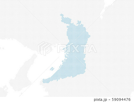 dotted Japan map, Osaka extra large size 1 59094476