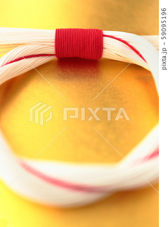 注連縄 しめ縄 正月飾り 正月 背景 素材 水引 注連縄 しめ縄 正月飾り 正月 背景 素材 水引 59095196