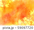 水彩の紅葉の背景素材 59097720