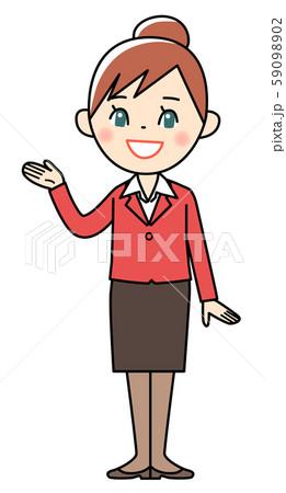 ビジネスウーマン　案内 59098902