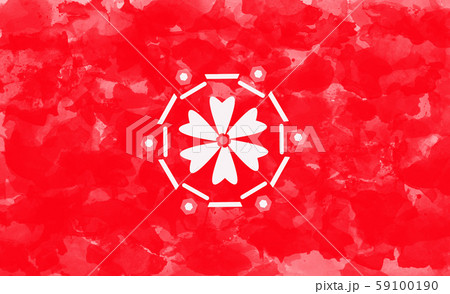 Abstract Flower Illustration On Grunge Background 59100190