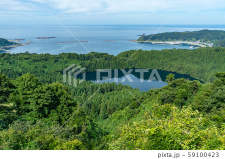 【秋田県男鹿半島】八望台から眺める日本海の絶景 【秋田県男鹿半島】八望台から眺める日本海の絶景 59100423