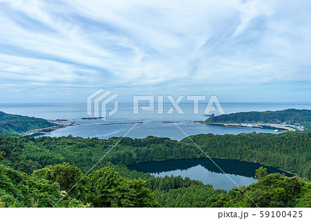 【秋田県男鹿半島】八望台から眺める日本海の絶景 59100425