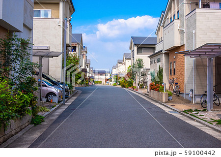 電柱のない住宅街 59100442