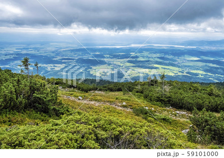 View from Babia hora hill, Slovakia, hiking theme View from Babia hora hill, Slovakia, hiking theme 59101000