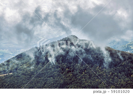View from Big Rozsutec, Little Fatra, Slovakia 59101020