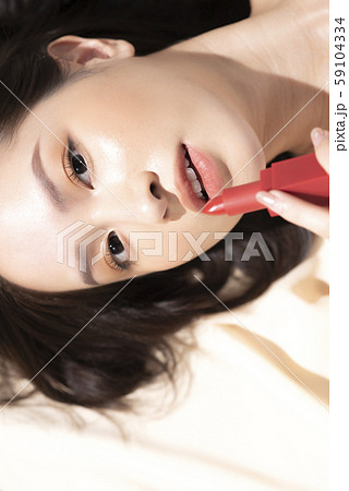 女性 ビューティー 俯瞰 女性 ビューティー 俯瞰 59104334