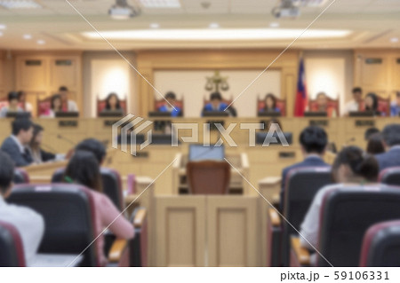 Blurred image, in the court the court holds court the condition 59106331