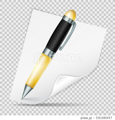 Realistic Pen and Note 59106947