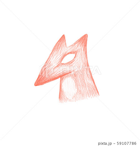 Hand drawn red fox sketch 59107786