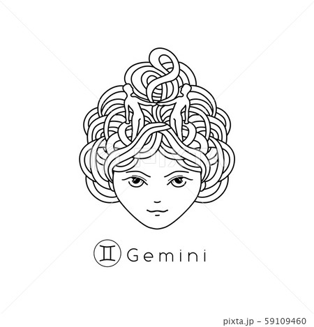 Girl zodiac sign. 59109460