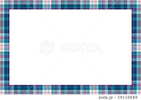 Vintage frame vector. Scottish border pattern 59110689