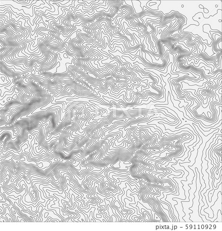 Topographic map background concept with space for your copy. Topo contour map background, vector 59110929