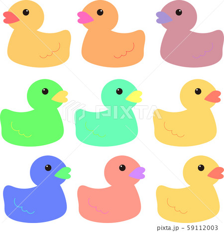 Colorful duck seamless pattern 59112003