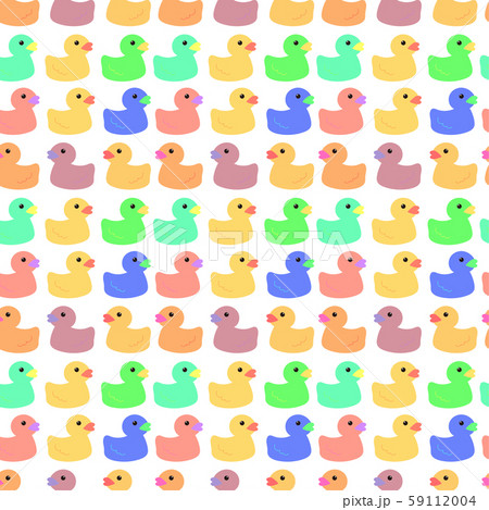 Colorful duck seamless pattern 59112004