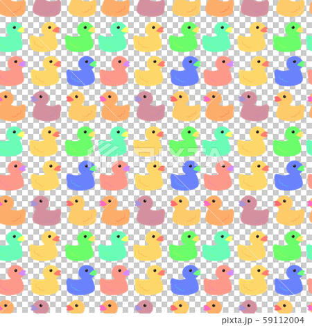 Colorful duck seamless pattern 59112004