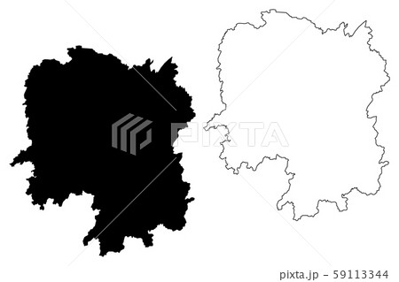 Hunan Province map vector.... 59113344