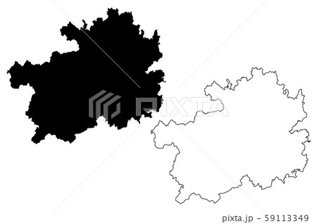 Guizhou Province map vector.... Guizhou Province map vector.... 59113349