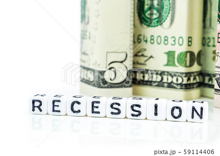 closeup  of american dollars in the shape of 59114406
