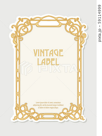 Label, decorative frame, border 59114999