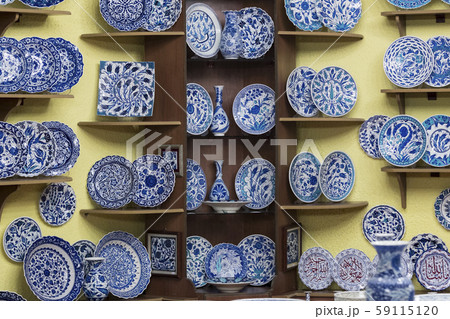 Traditional Turkish decorative ceramics for interior decoration  59115120