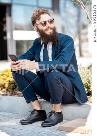 Portrait of a businessman outdoors Portrait of a businessman outdoors 59115275