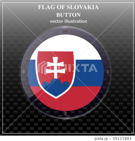 Banner with flag of Slovakia. Vector.
