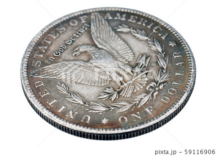 old vintage silver dollar from 1896 old vintage silver dollar from 1896 59116906