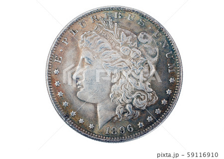 old vintage silver dollar from 1896 59116910