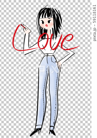 恋する女の子 59118161