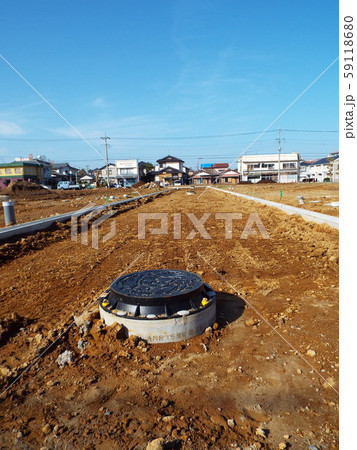 宅地開発は道路整備から 59118680