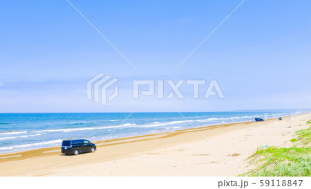 千里浜なぎさドライブウェイ (夏) 千里浜なぎさドライブウェイ (夏) 59118847