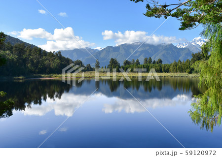 Scenery lake and mountain with blue sky in holiday Scenery lake and mountain with blue sky in holiday 59120972