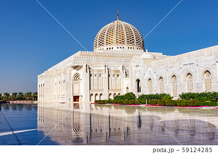 Sultan Qaboos Grand Mosque in Muscat, Oman 59124285