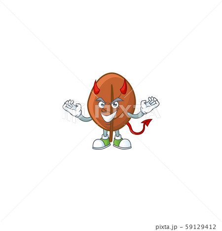 Brown Autumn Leaves For Design Devil Cartoonのイラスト素材